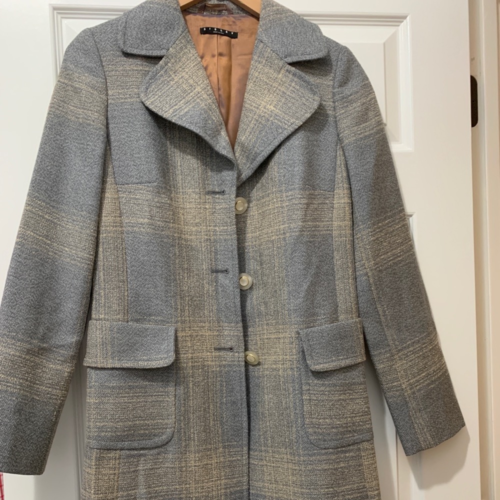 Sisley 3/4 wool coat